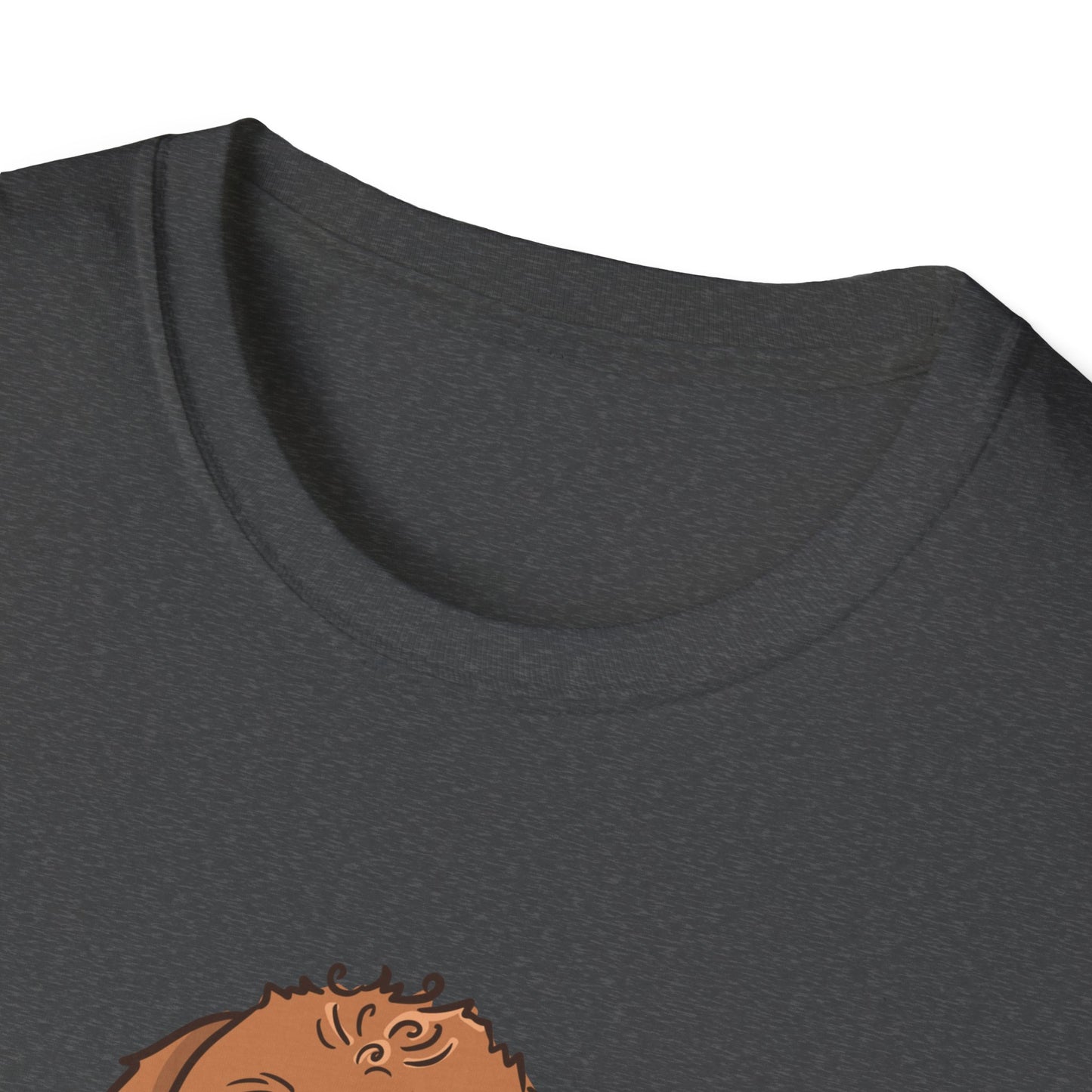 Happy Doodle Dog Unisex Softstyle T-Shirt